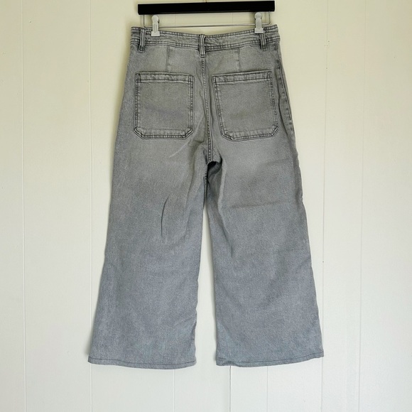 MANGO Catherine High Waist Wide Leg Jeans Altered Size 8 - Picture 7 of 9